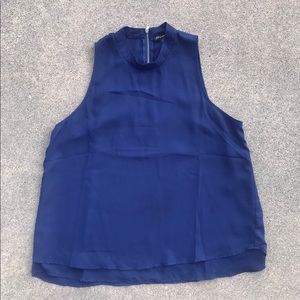 Dark blue tank top with 2 layers and turtle neck!